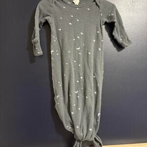 Kate Quinn Baby 0-3M Celestial Knotted Sleeper Gown Dress Star and Moon